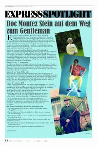 Der Fall Doc Montez Stein: Auf dem Weg zum Gentleman im neuen MONTEZ EXPRESS