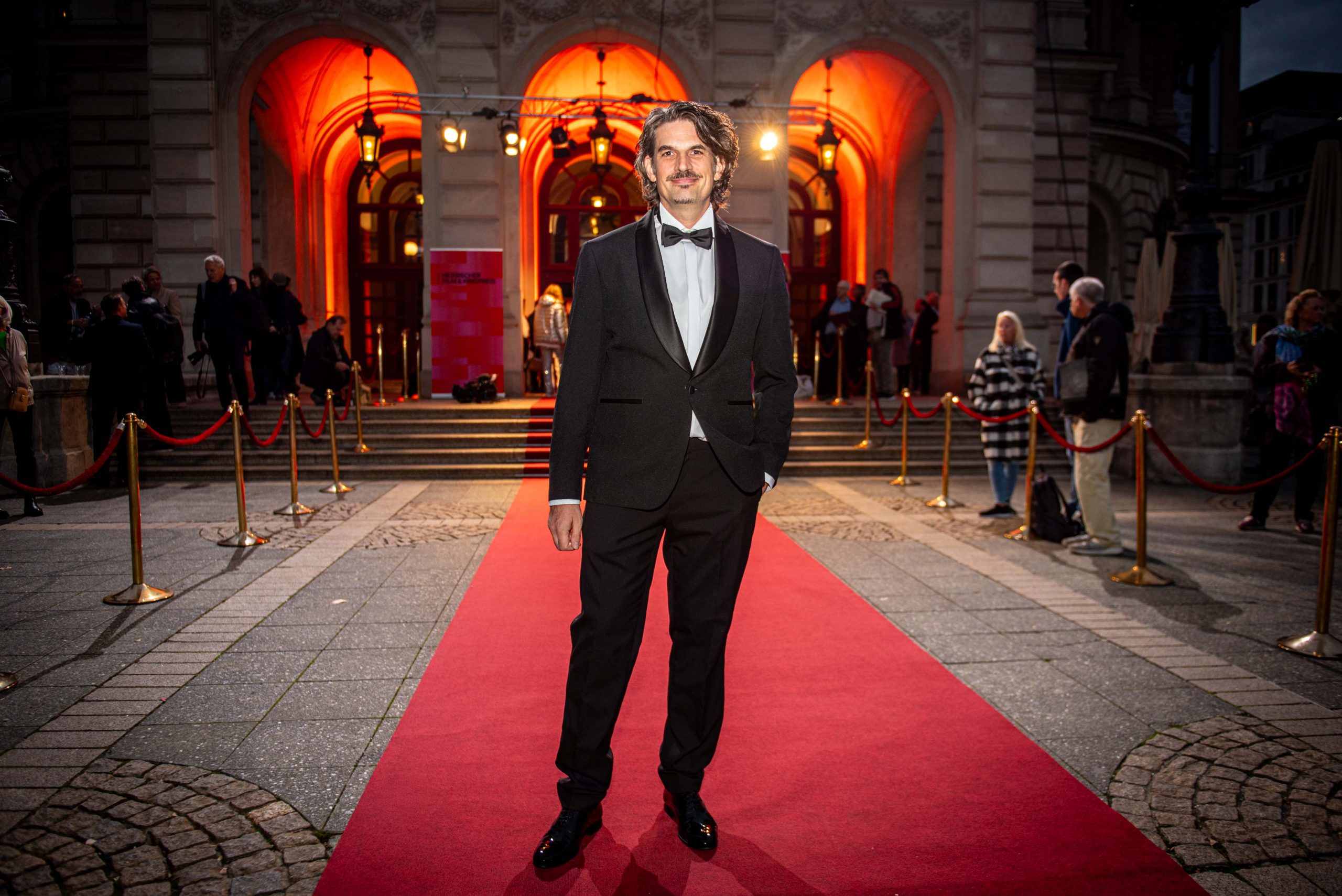 Christoph auf dem Hessischen Film- und Kinopreis 2025, Foto: Enrico Sauda